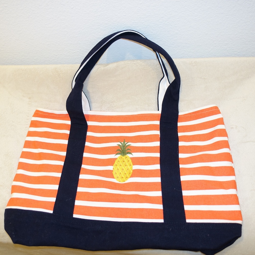 Pineapple striped summer bag